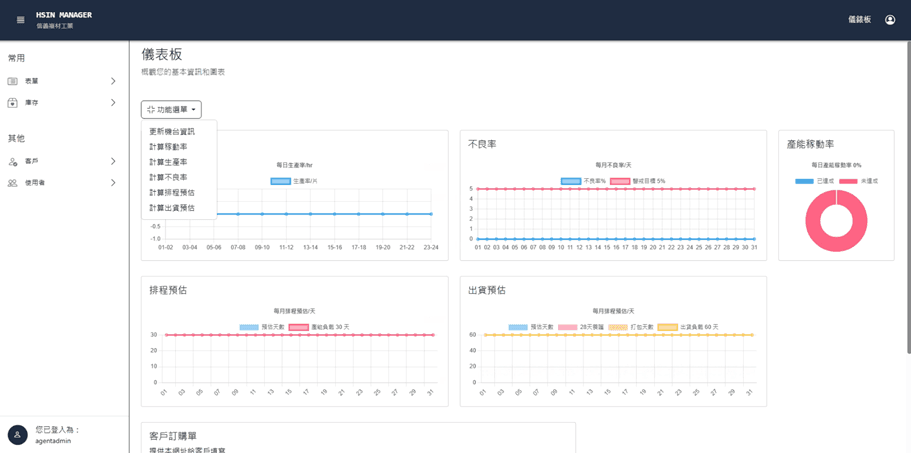 Form Manager screen 1