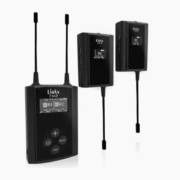 CM2 dual wireless microphone system
