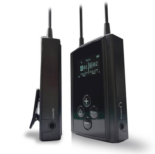 CM2 dual wireless microphone system
